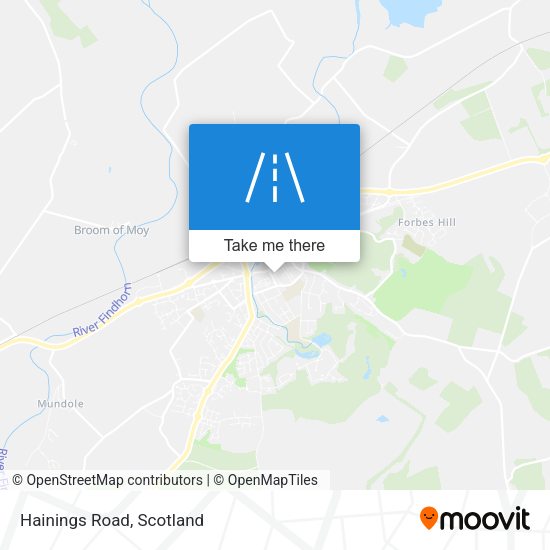 Hainings Road map