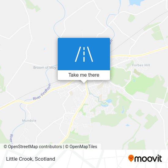 Little Crook map