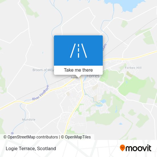 Logie Terrace map