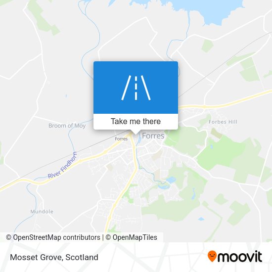 Mosset Grove map