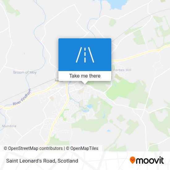 Saint Leonard's Road map