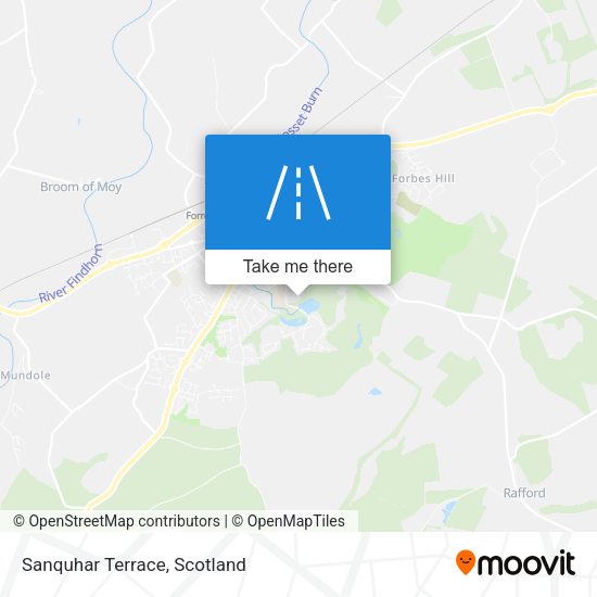 Sanquhar Terrace map