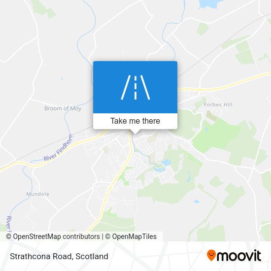 Strathcona Road map