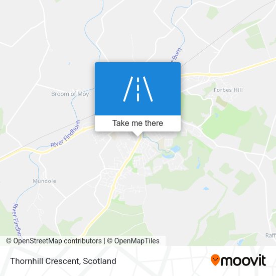 Thornhill Crescent map
