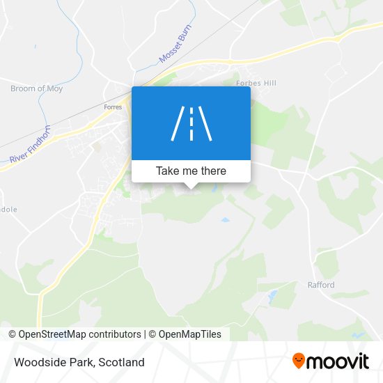 Woodside Park map
