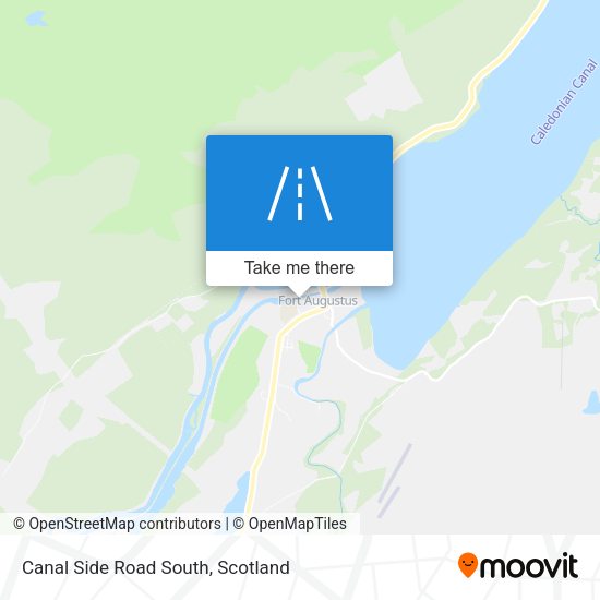 Canal Side Road South map