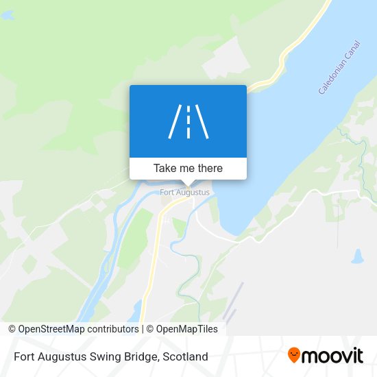 Fort Augustus Swing Bridge map