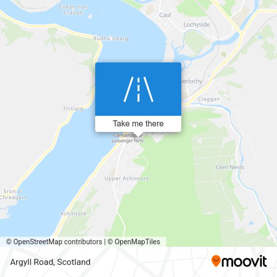 Argyll Road map