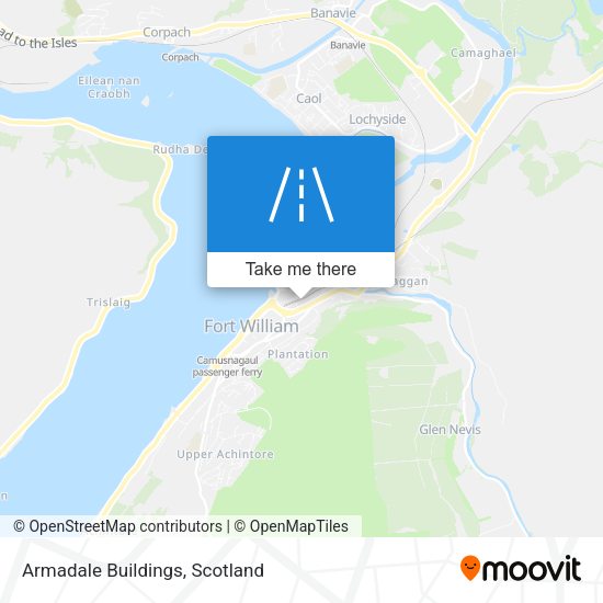 Armadale Buildings map