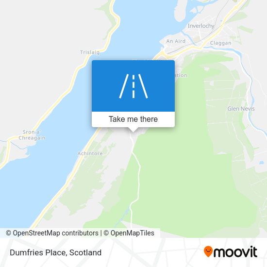 Dumfries Place map