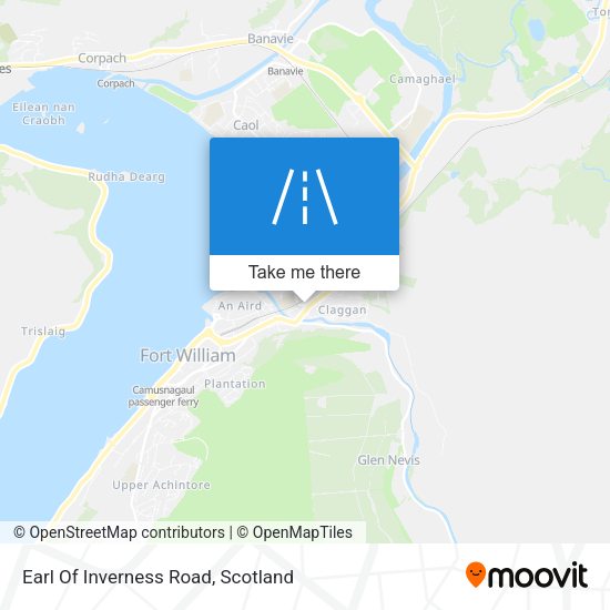 Earl Of Inverness Road map