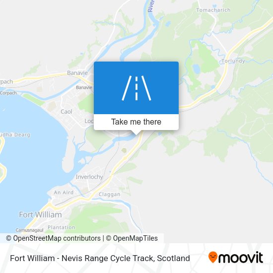 Fort William - Nevis Range Cycle Track map