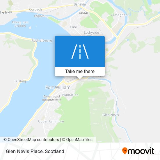 Glen Nevis Place map