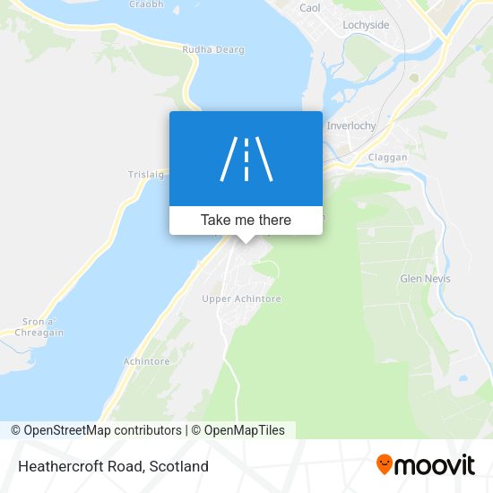 Heathercroft Road map