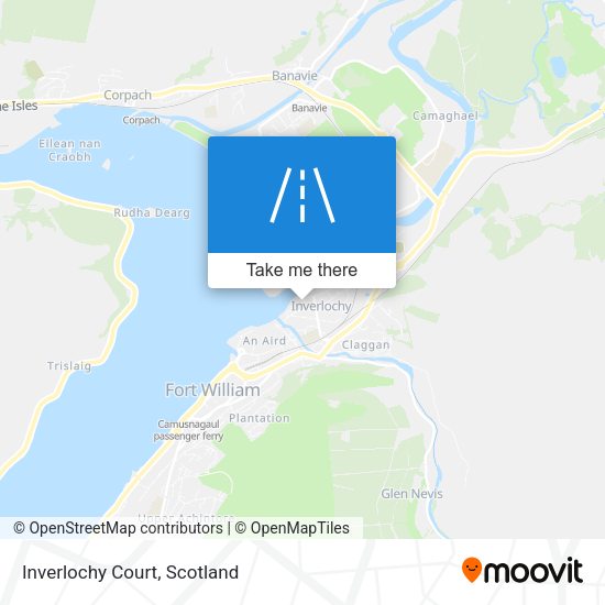 Inverlochy Court map