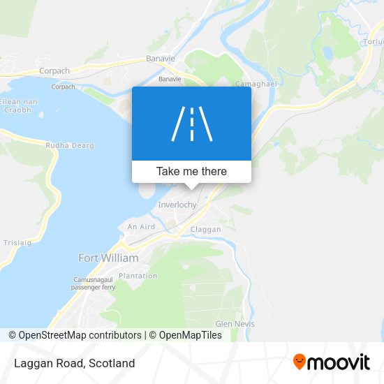 Laggan Road map