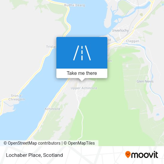 Lochaber Place map