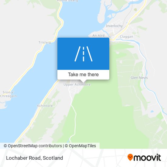 Lochaber Road map