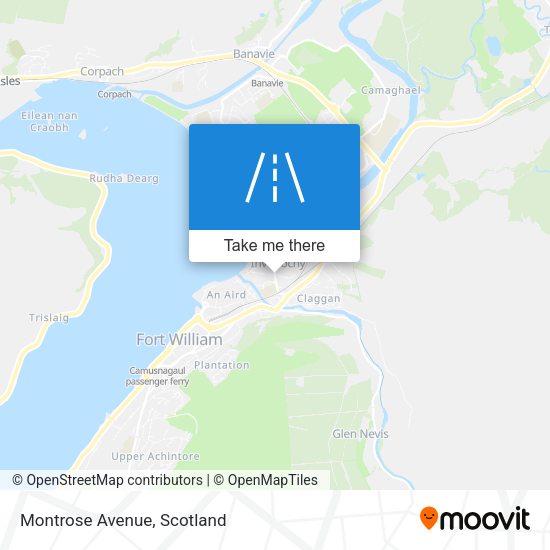 Montrose Avenue map