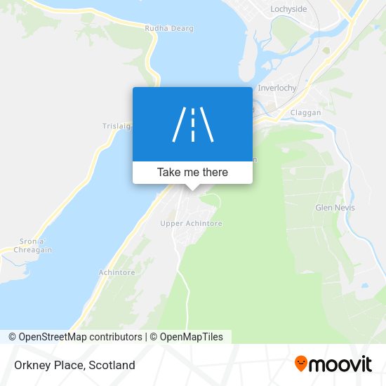 Orkney Place map