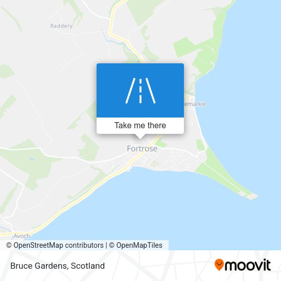 Bruce Gardens map