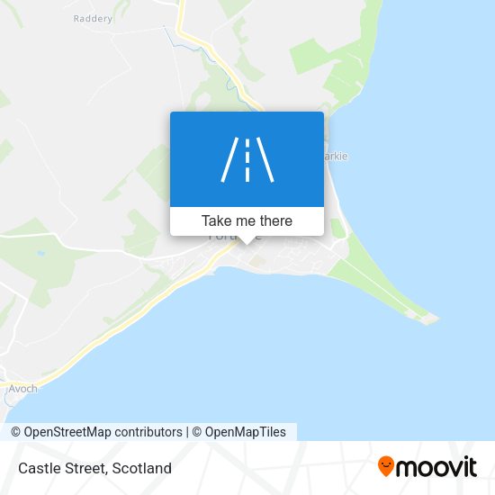 Castle Street map