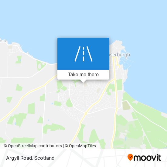 Argyll Road map