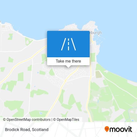 Brodick Road map