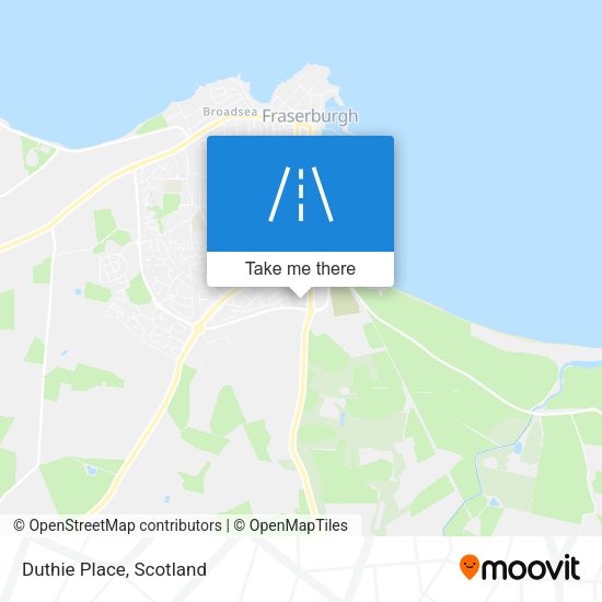 Duthie Place map