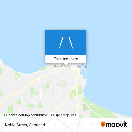 Noble Street map