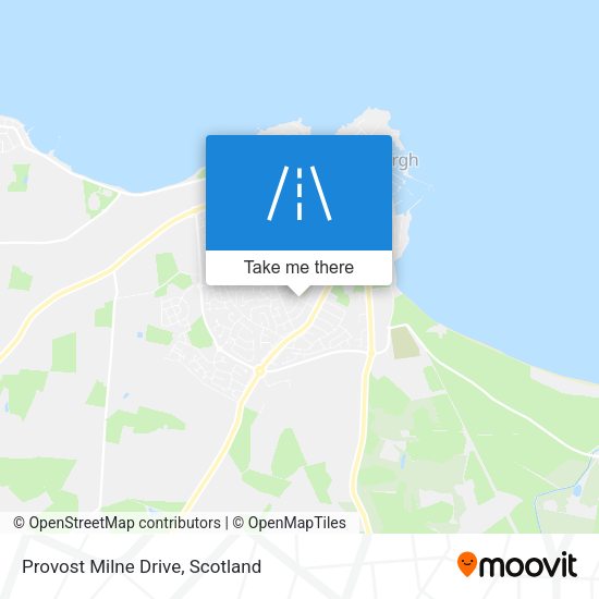 Provost Milne Drive map