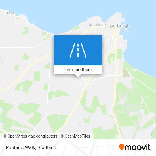 Robbie's Walk map