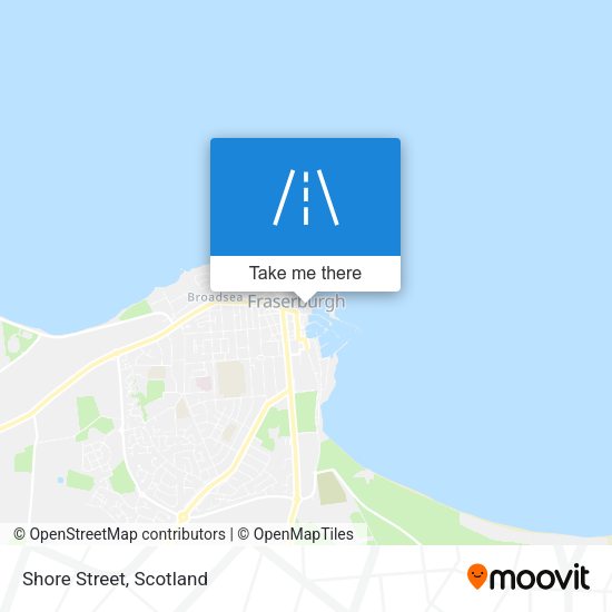 Shore Street map