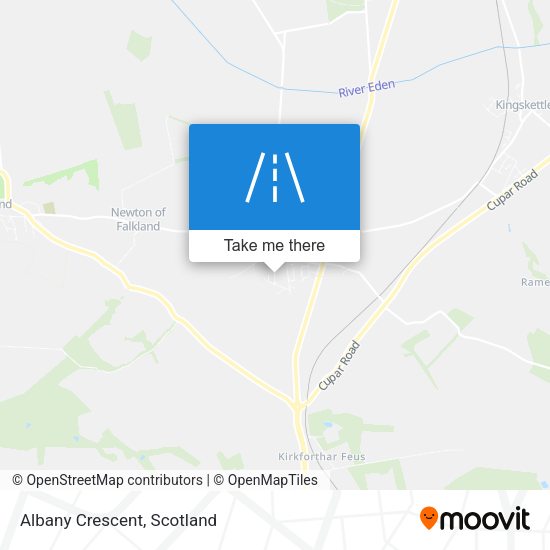 Albany Crescent map