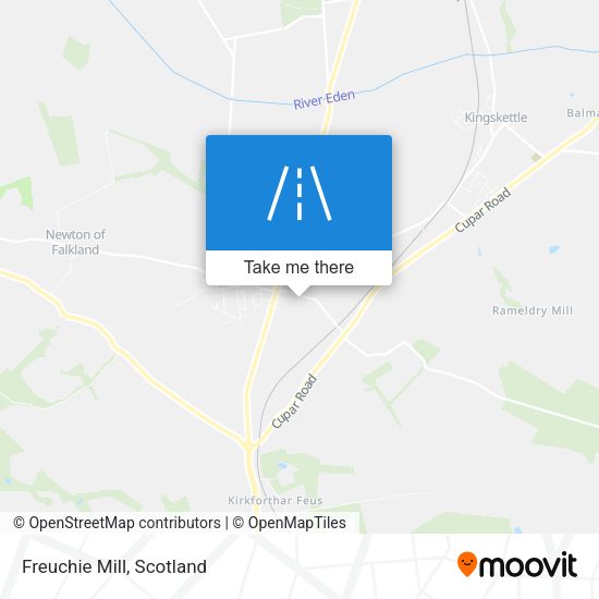 Freuchie Mill map