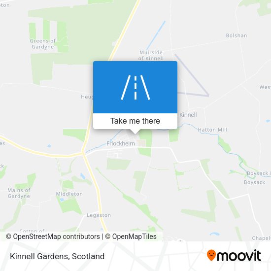 Kinnell Gardens map