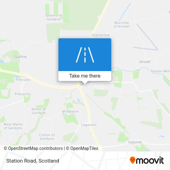 Station Road map