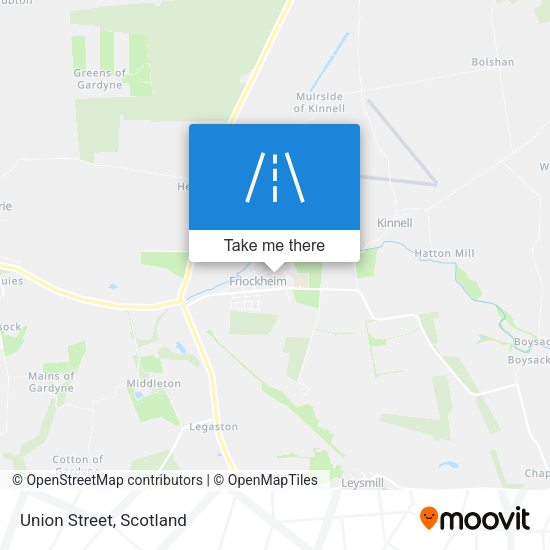 Union Street map