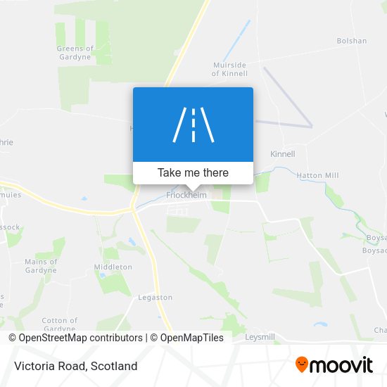 Victoria Road map