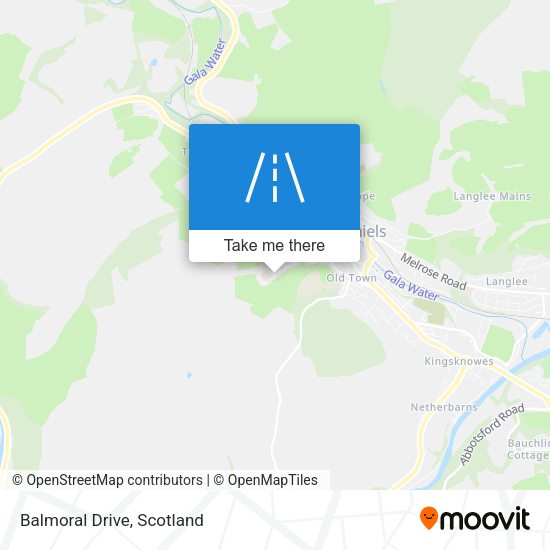 Balmoral Drive map