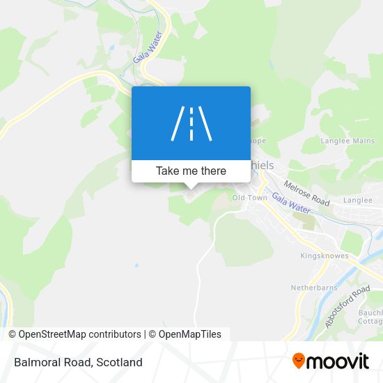 Balmoral Road map