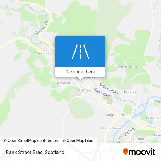 Bank Street Brae map