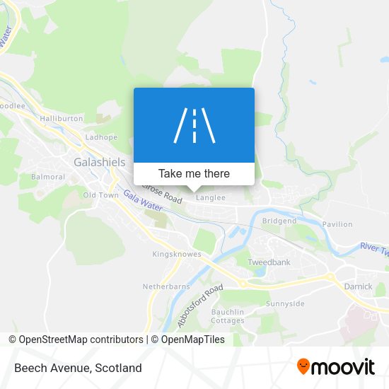 Beech Avenue map