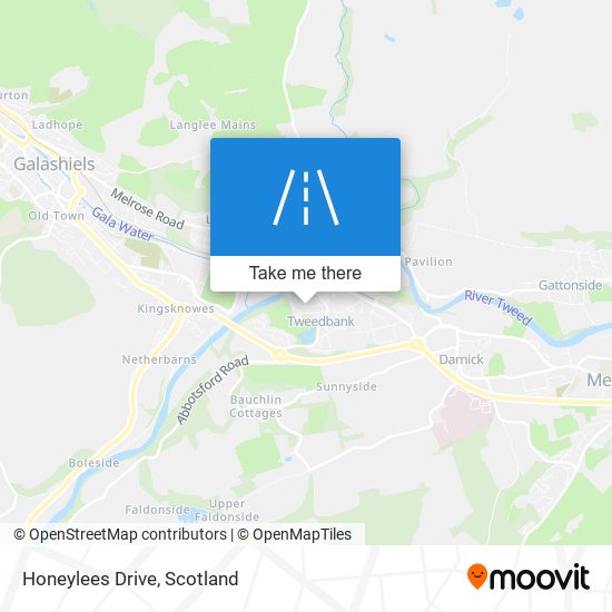 Honeylees Drive map