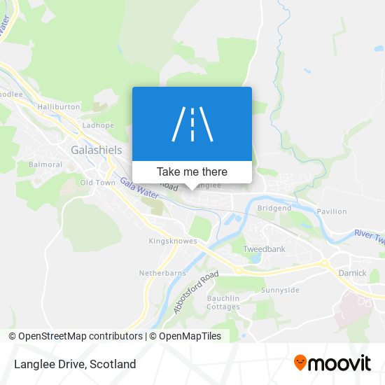 Langlee Drive map