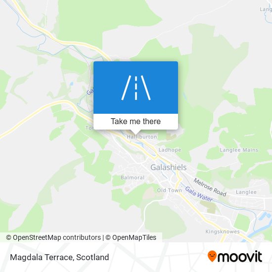 Magdala Terrace map