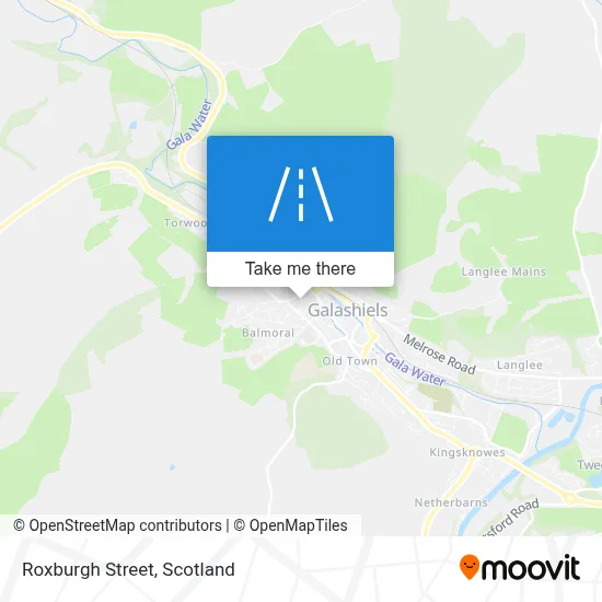 Roxburgh Street map