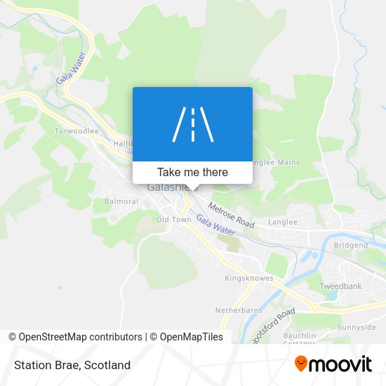 Station Brae map