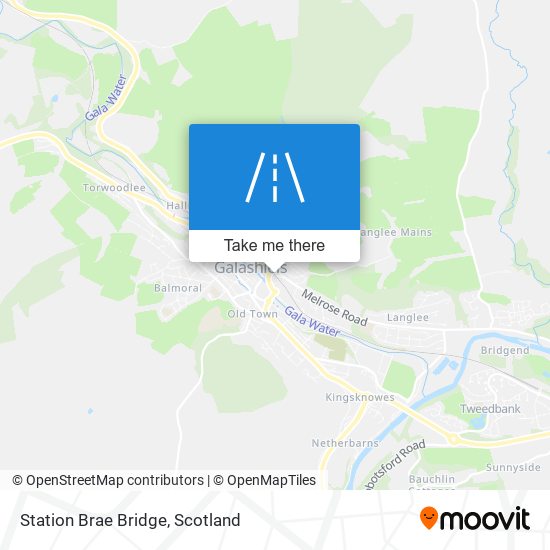 Station Brae Bridge map