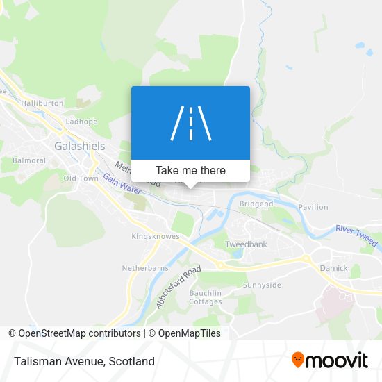 Talisman Avenue map